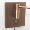 Applique murale Steinhauer Retina LED Bronze, 1 lumière