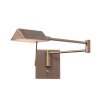 Applique murale Steinhauer Retina LED Bronze, 1 lumière