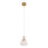 Suspension Steinhauer Grazioglass Laiton, 1 lumière