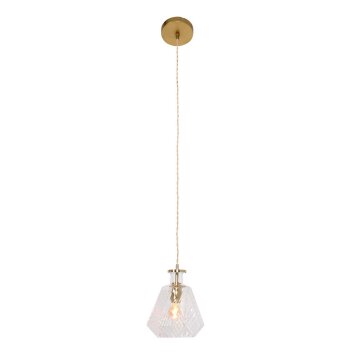 Suspension Steinhauer Grazioglass Laiton, 1 lumière