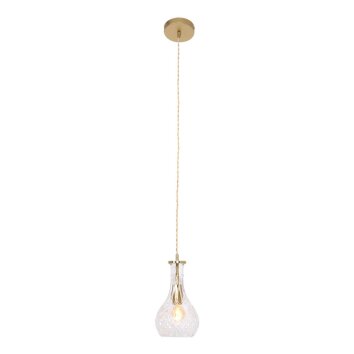 Suspension Steinhauer Grazioglass Laiton, 1 lumière