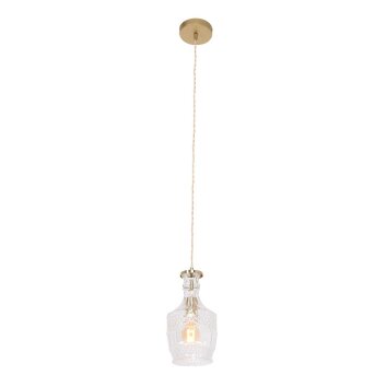 Suspension Steinhauer Grazioglass Laiton, 1 lumière