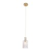 Suspension Steinhauer Grazioglass Laiton, 1 lumière