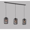 Suspension SCHÖNER WOHNEN-Kollektion Cage Noir, 3 lumières