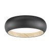 Plafonnier SCHÖNER WOHNEN-Kollektion Wood LED Couleur bois, Noir, 1 lumière