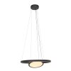 Suspension Steinhauer Ringlux LED Noir, 3 lumières