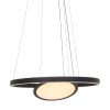 Suspension Steinhauer Ringlux LED Noir, 3 lumières