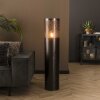 Lampadaire Cylinder Nickel mat, Noir, 1 lumière