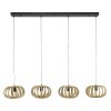 Suspension Pirmil Anthracite, 4 lumières