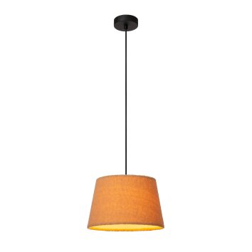 Suspension Lucide WOOLLY Noir, 1 lumière