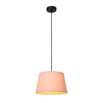 Suspension Lucide WOOLLY Noir, 1 lumière