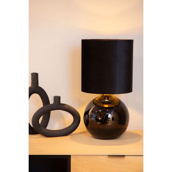 Lampe de table Lucide ESTERAD Noir, 1 lumière