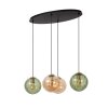 Suspension Lucide MONSARAZ Noir, 4 lumières