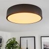 Plafonnier Maho LED Noir, 1 lumière