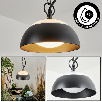 Suspension extérieur Ancemont LED Noir, 1 lumière