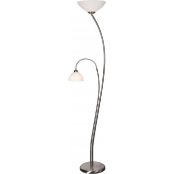 Lampadaire Steinhauer CAPRI Acier inoxydable, 2 lumières