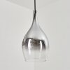 Suspension Capdevila Chrome, 1 lumière