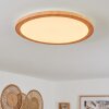 Plafonnier Siguna LED Couleur bois, 1 lumière