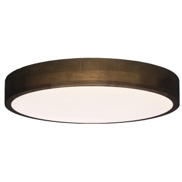 Plafonnier Brilliant Slimline LED Blanc, 1 lumière, Télécommandes