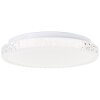 Plafonnier Brilliant Dasie LED Blanc, 1 lumière