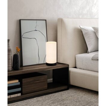 Lampe de table Eglo FENIGLIA Noir, 1 lumière