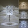 Lampe de table Leuchten-Direkt KRISTALA Transparent, 1 lumière