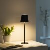 Lampe de table Leuchten-Direkt EURIA LED Noir, 1 lumière