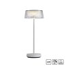 Lampe de table Leuchten-Direkt DORA LED Blanc, 1 lumière