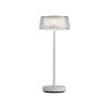 Lampe de table Leuchten-Direkt DORA LED Blanc, 1 lumière