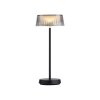 Lampe de table Leuchten-Direkt DORA LED Noir, 1 lumière