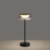 Lampe de table Leuchten-Direkt DORA LED Noir, 1 lumière