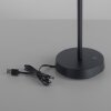 Lampe de table Leuchten-Direkt DORA LED Noir, 1 lumière