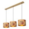 Suspension Lucide TANSELLE Multicolore, 3 lumières