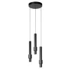 Suspension Lucide MARGARY LED Noir, 3 lumières