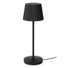 Lampe à poser Lucide JUSTINE LED Noir, 1 lumière