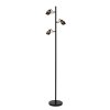 Lampadaire Lucide TUNDRAN Noir, 3 lumières