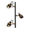 Lampadaire Lucide TUNDRAN Noir, 3 lumières