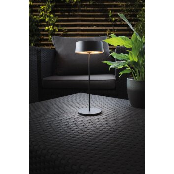 Lampe de table Lutec COCKTAIL LED Noir, 1 lumière