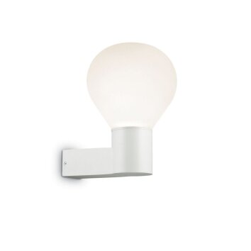 Applique murale d'extérieur Ideal Lux CLIO Blanc, 1 lumière