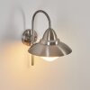 Applique murale d'extérieur Gielas LED Nickel mat, 1 lumière