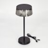 Lampe à poser Oundo LED Noir, 1 lumière