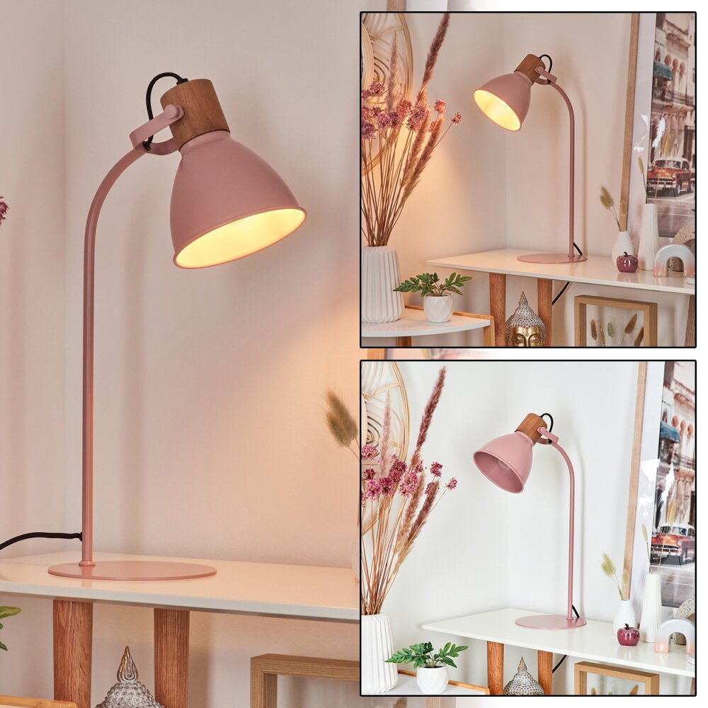 Lampe de table Chipou Rose, Rose, 1 lumière