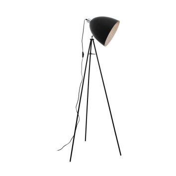 Lampadaire Eglo MAREPERLA Noir, 1 lumière