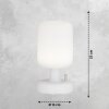 Lampe de table FHL easy Termoli LED Blanc, 1 lumière, Changeur de couleurs