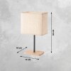 Lampe de table FHL easy Kate Noir, 1 lumière