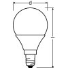 BELLALUX Set de 3 LED E14 3,3 watt 2700 Kelvin 250 lumen