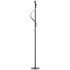 Lampadaire Brilliant Eunice LED Noir, 1 lumière