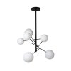 Suspension Lucide ALARA LED Noir, 6 lumières