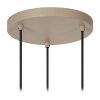 Suspension Lucide EVORA Taupe, 3 lumières