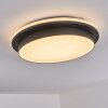 plafonnier extérieur Caucete LED Noir, 1 lumière